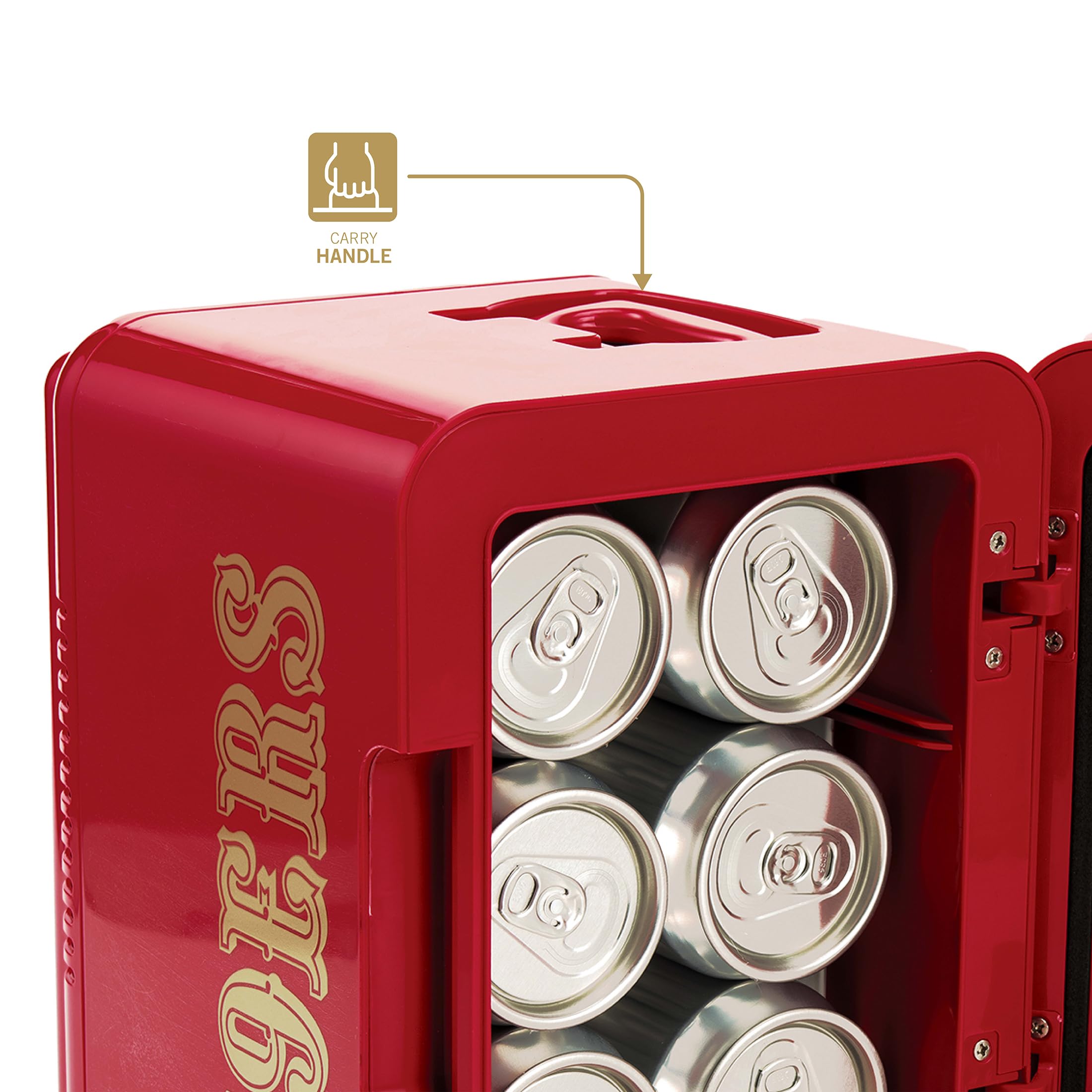 Amazon.com: Ukonic NFL San Francisco 49ers 6-Can Mini Fridge – 4L