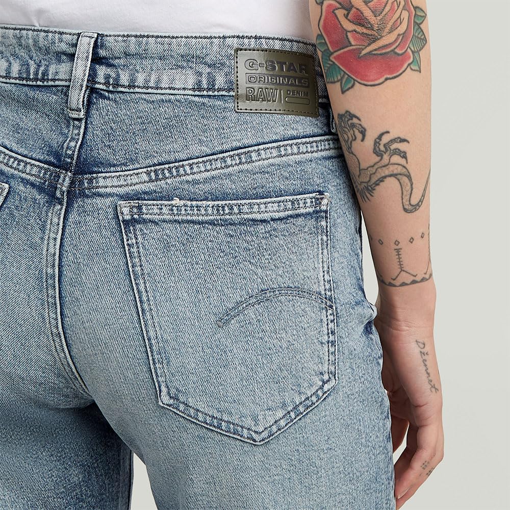G-Star Damen Jeans Iggie Straight Wmn