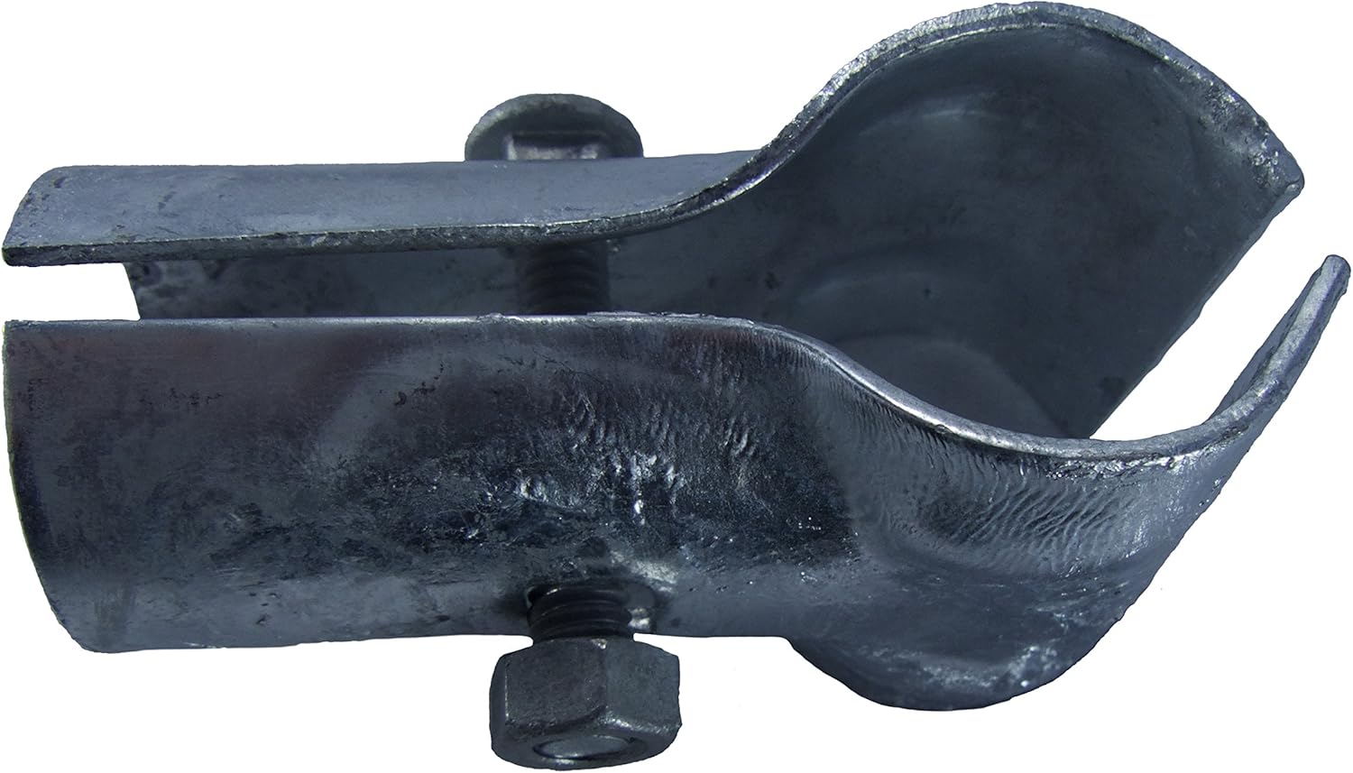 END CLAMP/Panel T CLAMP: 1-5/8" Chain Link Fence Clamp (for"T"-ing into a Pipe (1-5/8" x 1-5/8"). 4 Clamps