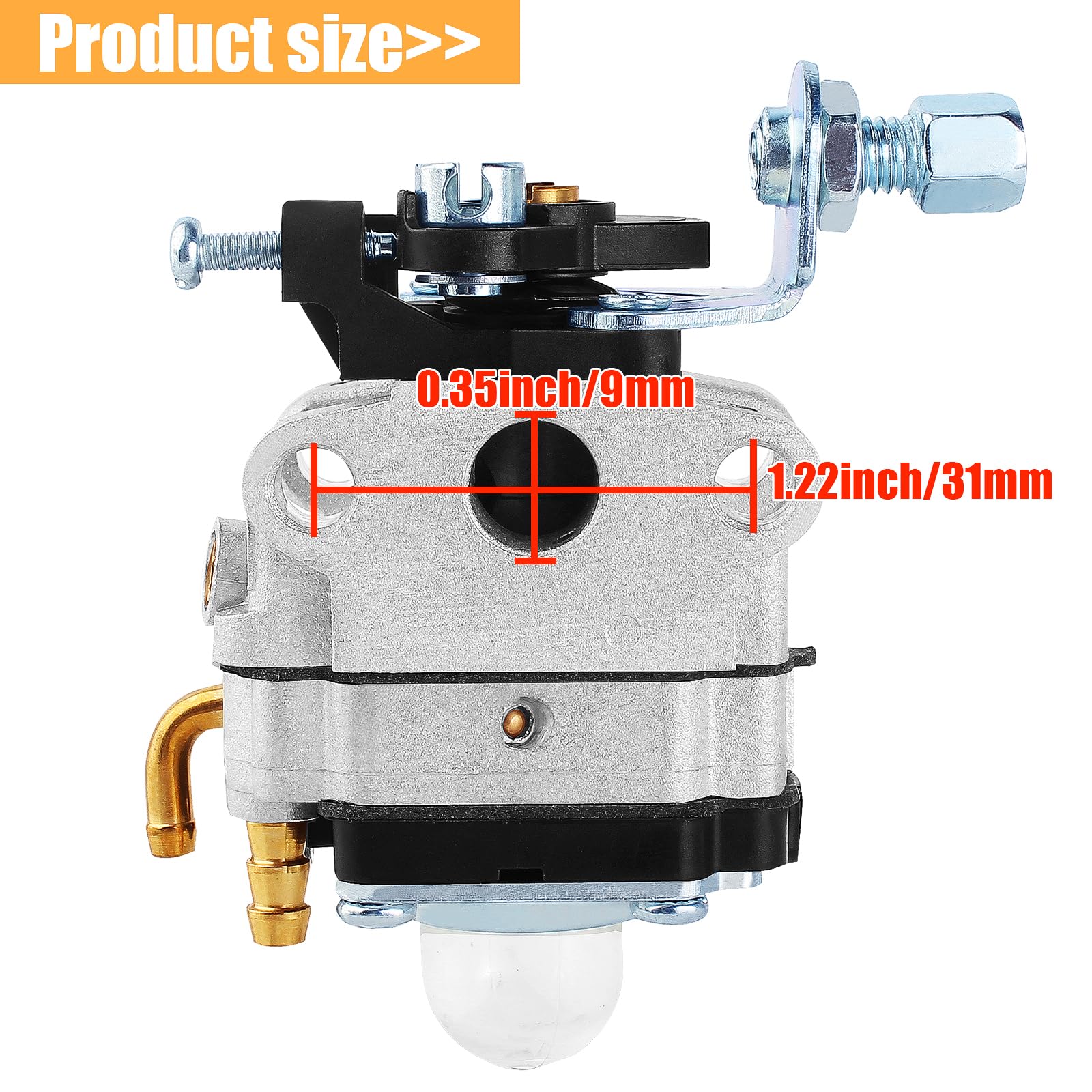 QAZAKY GX22 GX31 FG100 Carburetor for Mantis Tiller Little Wonder Blower Rototiller Cultivator 16100-ZM5-803 A95 Edger HHE31C HHT31S Trimmer UMK422 UMK431 K1 Water Pump WX10 ZM-5 4Cycle Engine Harmony - Image 2