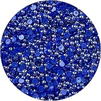 Vista 26 de 1500 piezas de cuentas de media perla de 4 mm, color AB negro, cuentas de perlas planas para manualidades, cuentas de plástico redondas, cuentas