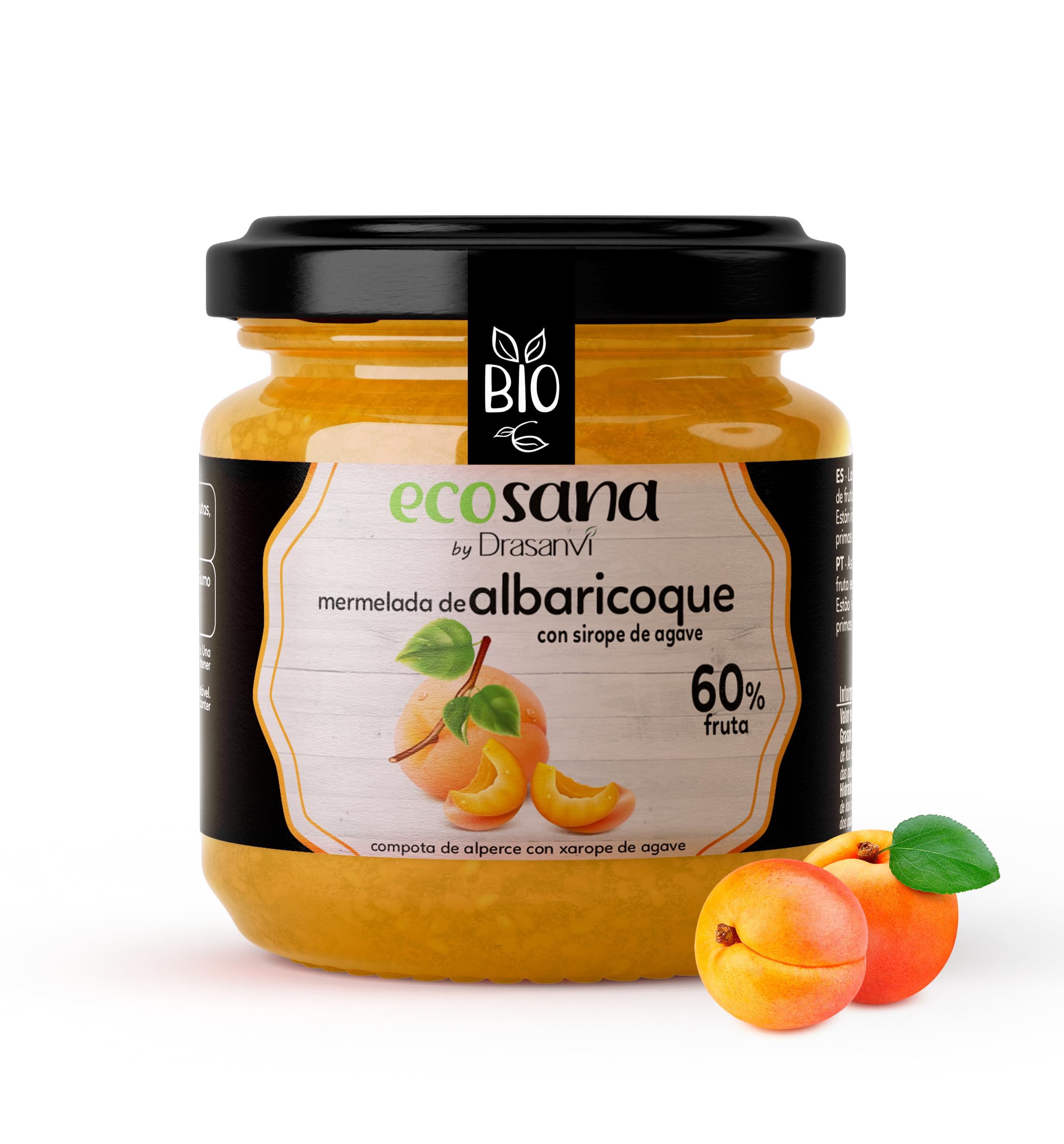 Drasanvi Mermelada Extra Albaricoque S/Azucar Bio 260G Ecosana 260 g