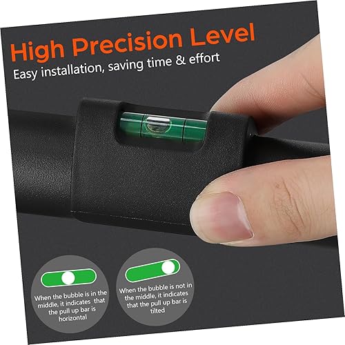 Miniatura 9 de GALPADA Barra de dominadas portátil ajustable para puerta, resistente, sin taladro, para equipo de fitness en el hogar, estante de ejercicio de