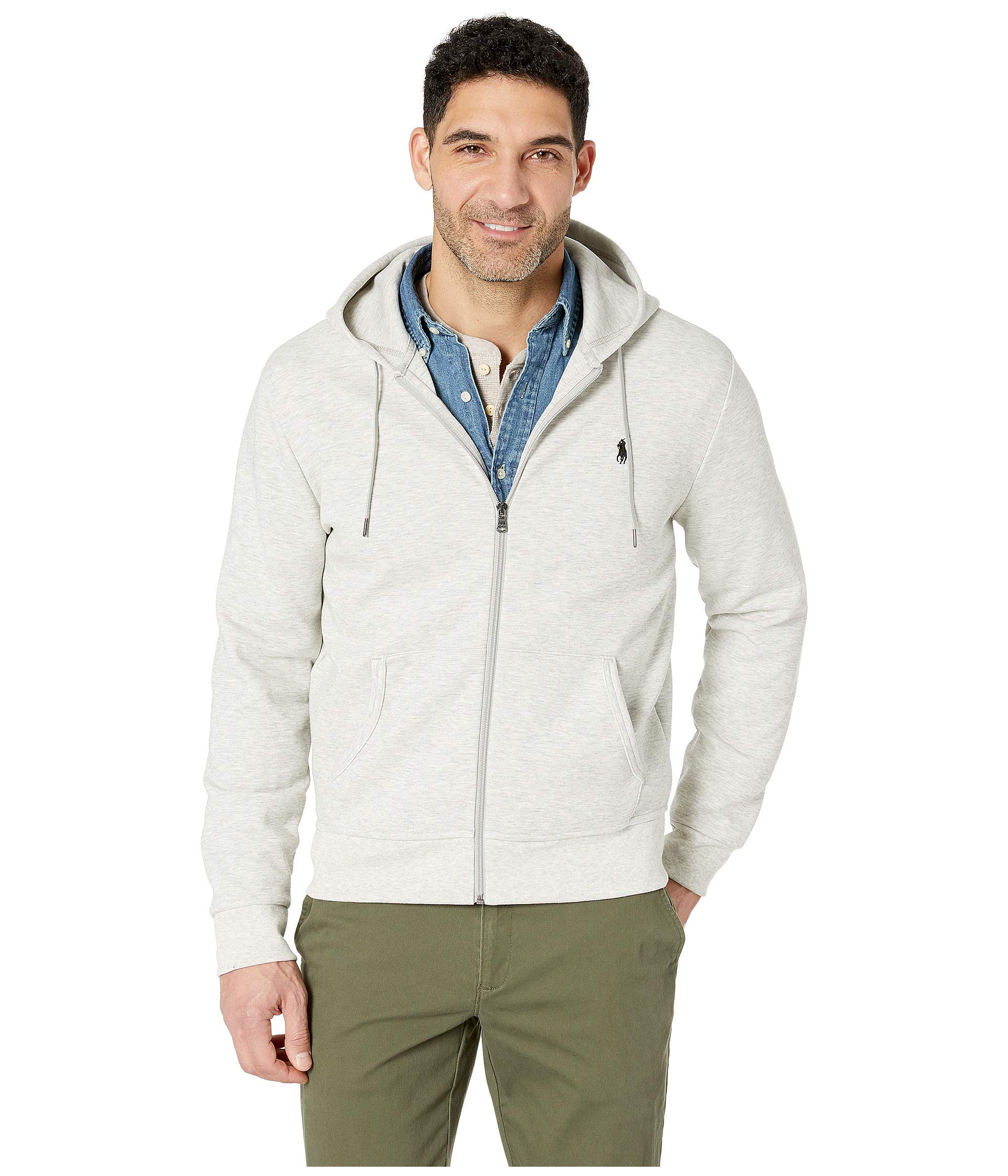 mens Double-knit Full Zip Hoodie