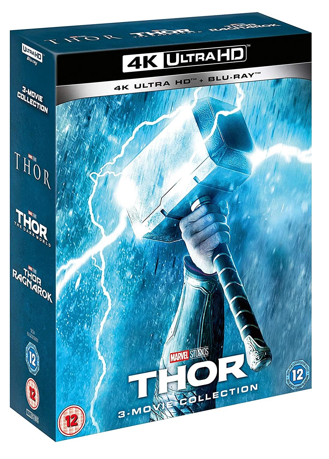 Marvel Studios Thor - Collezione di 3 film (4K Ultra HD + Blu-ray)