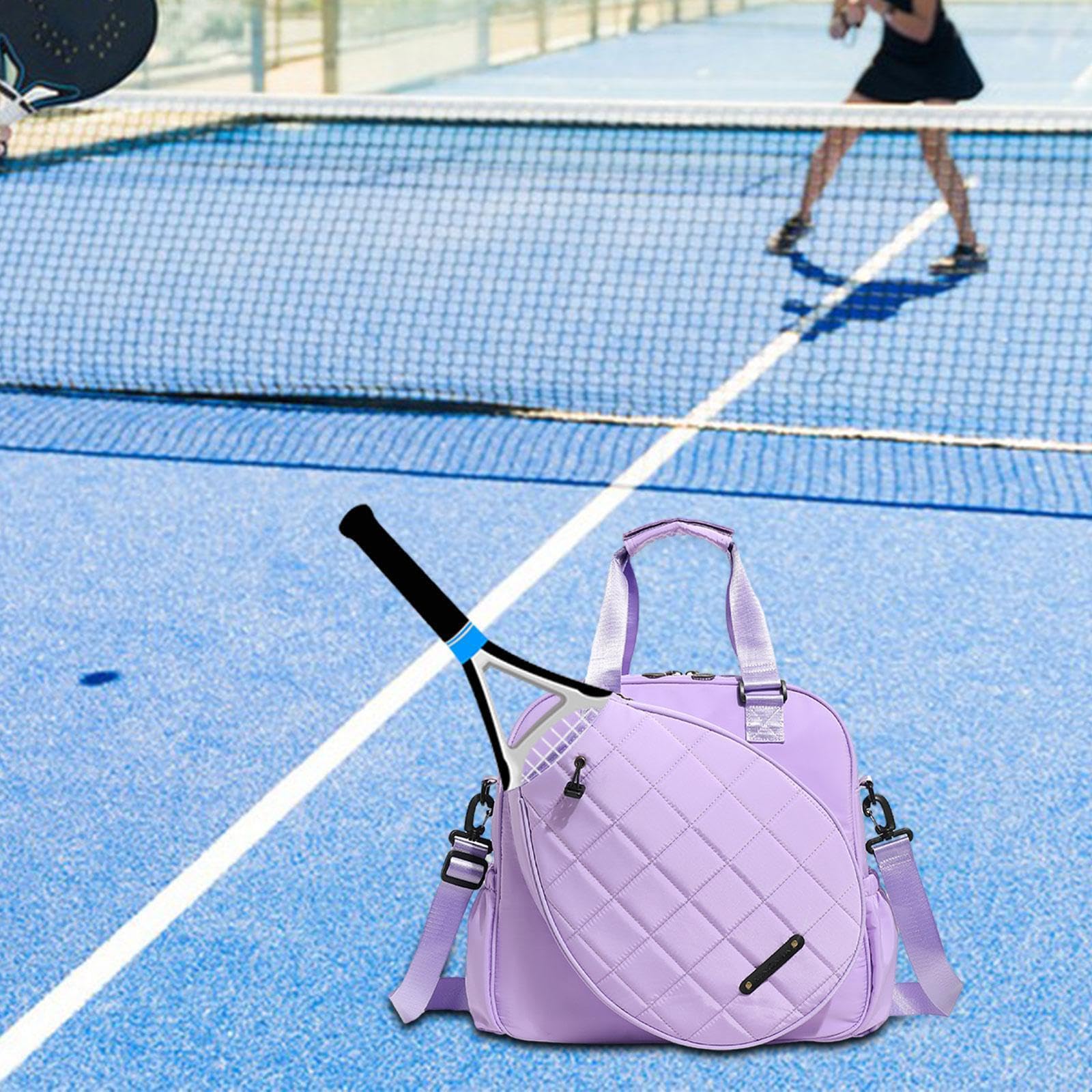 Borsa Sportiva da Badminton con capienti Racchette, Abbigliamento, Attrezzatura Fitness e Articoli Essenziali per Tutti i Giorni, Racchetta Multifunzionale per Yoga,