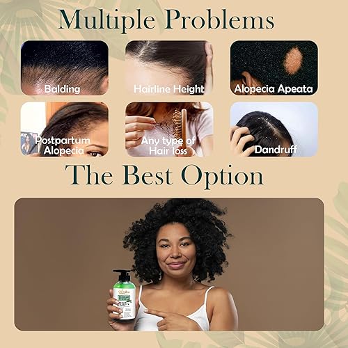 Miniatura 7 de Champú orgánico USDA para el crecimiento del cabello de romero para engrosar, volver a crecer y fortalecer para hombres y mujeres con biotina,