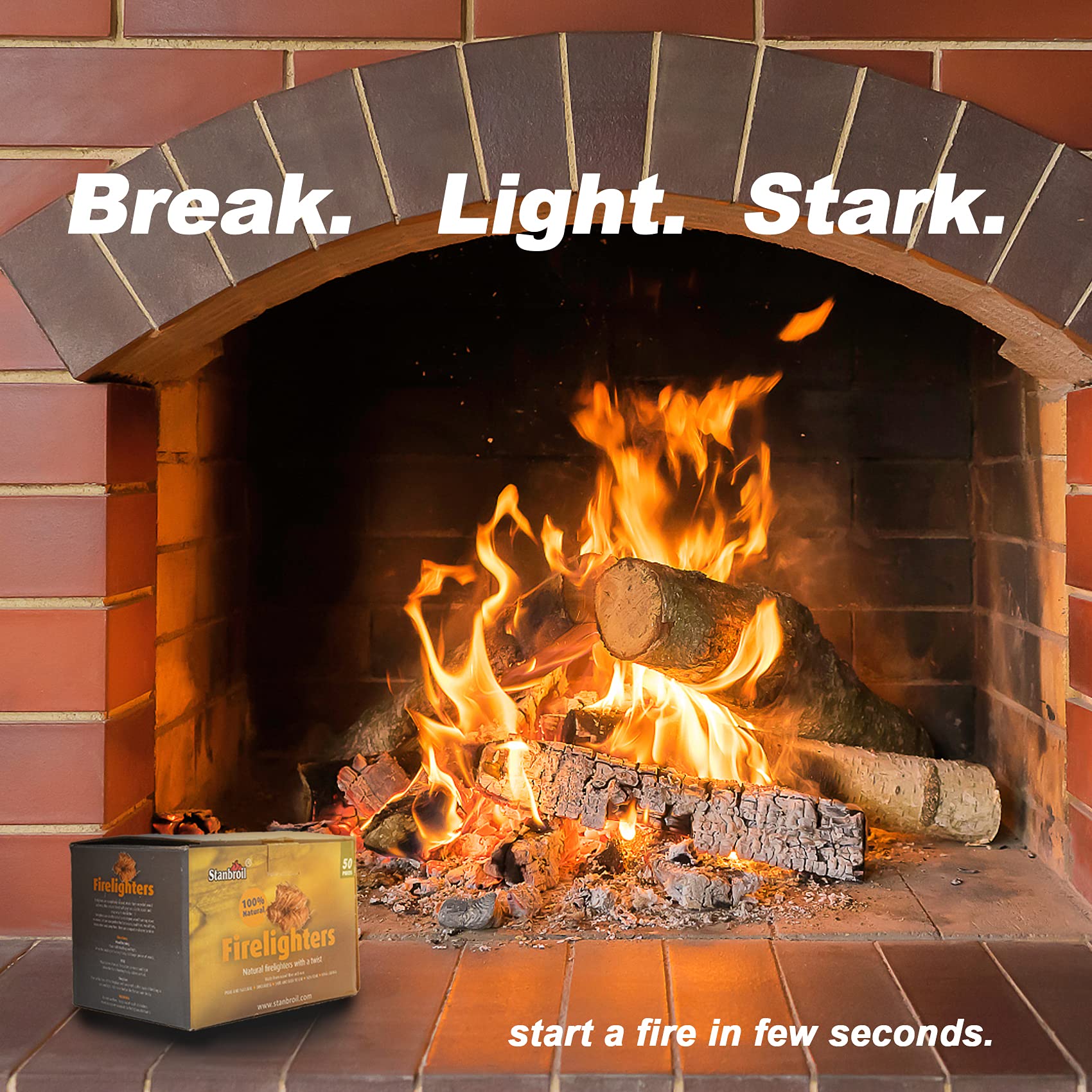 50 Bougies Allume-Feu Dextreme - Imperméables - Brûlent 5min - Urgence Camping Survival BBQ