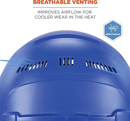 Miniatura 3 de Ergodyne Skullerz 8966 - Casco ligero estilo gorra con ventilación ajustable, tipo 1, clase C