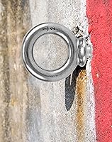 Vista 4 de QWORK Perno de Ojo de Maquinaria, Paquete de 10 de 1/2" -13 x 1-1/2" Grado Marino Acero Inoxidable 304, Anillo de Elevación Perno de Ojo Roscado