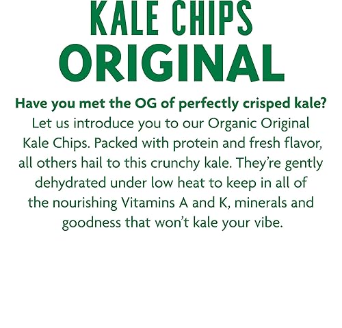 Miniatura 3 de Rhythm Superfoods - Chips de col rizada original orgánico y sin productos transgénicos 20 onzas snacks de superalimentos veganossin gluten 164846