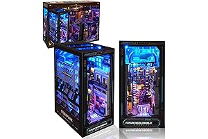 Cyberpunk Book Nook: Immerse Yourself in a Tech-Infused Literary Haven