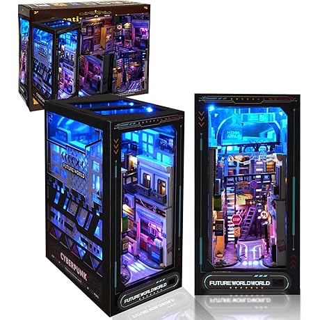 Cyberpunk Book Nook: Immerse Yourself in a Tech-Infused Literary Haven