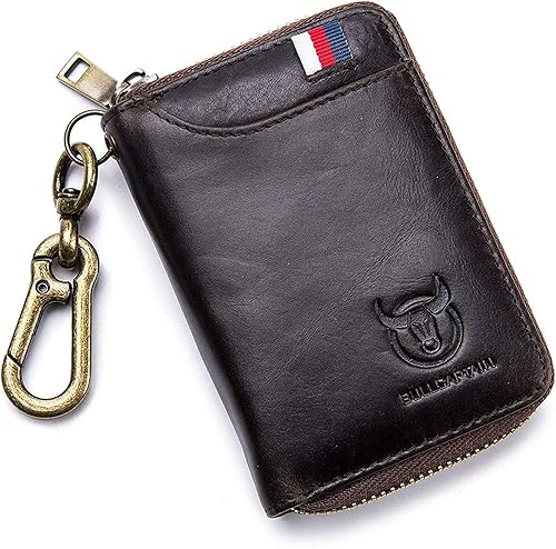 Amazon Co Jp Amazon限定ブランド Axluce キーケース メンズ 本革 スマートキーケース スキミング防止 カードケース ダークブラウン ファッション