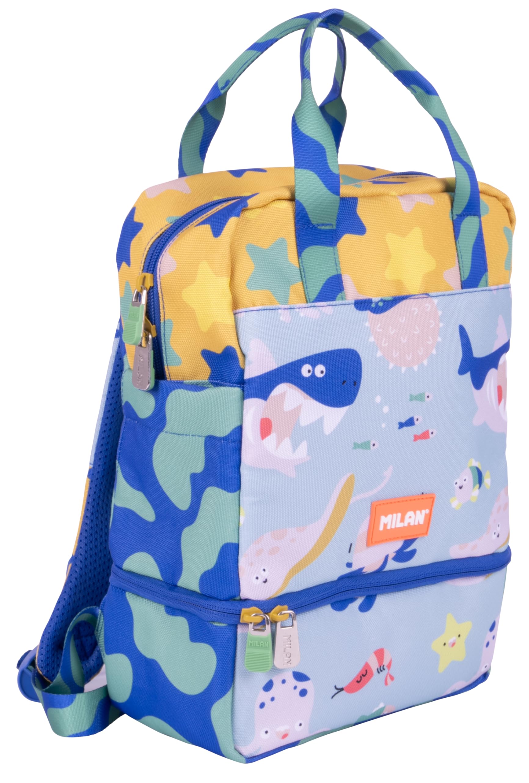 MILAN® Children's backpack with insulated compartment 2 L (total capacity 9.5 L) Blue Odyssey special series