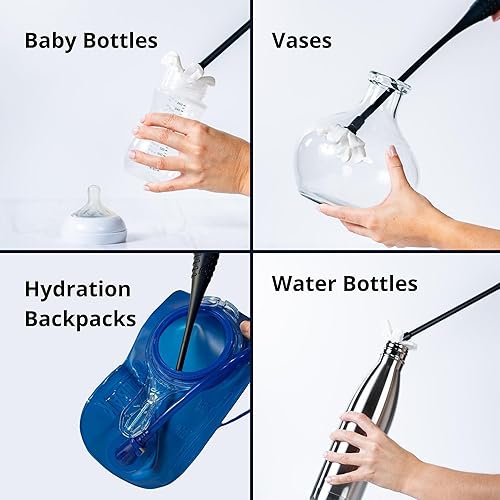 Miniatura 3 de Kit de iniciación seca el interior de botellas de agua, biberones, copas de vino, decantadores, paquetes de hidratación, jarrones y más, seca al