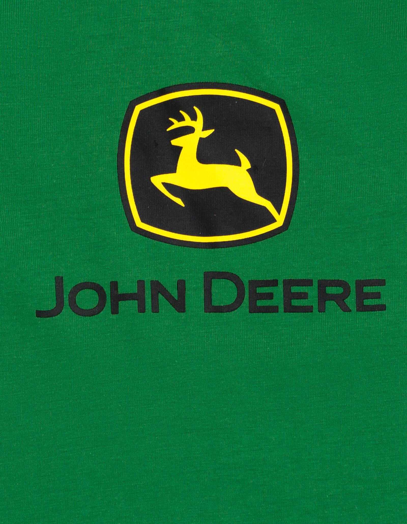 John Deere Maglietta con logo per la famiglia, da neonato a adulto, taglie da 12 mesi a 2XL