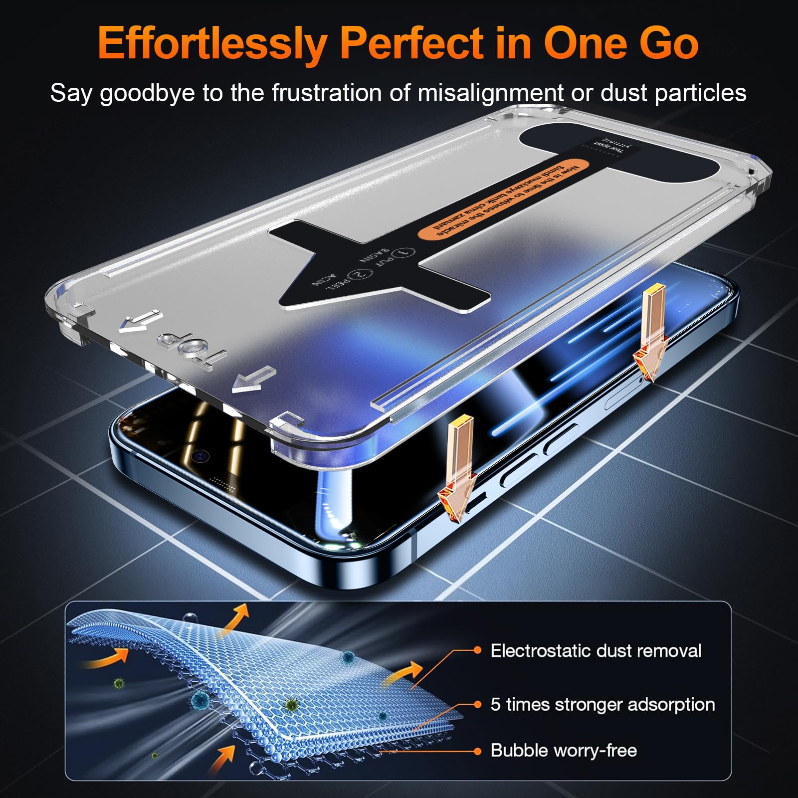 Kuteja Privacy Pellicola Per IPhone 12 Pro Max (6,7") - 2 Pezzi Vetro Temperato Anti-Spia Con Installazione Automatica E Copertura Completa - 2