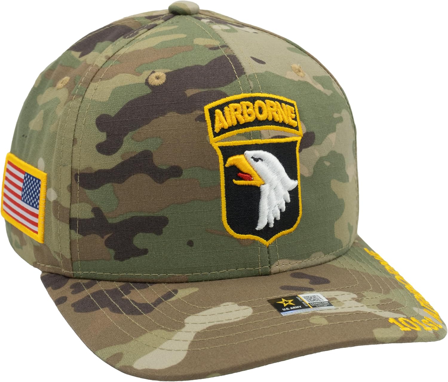 82nd 101st Airborne Hat for Men Official Licensed US Army Airborne Veteran Embroidered Adjustable Baseball Cap