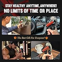 Vista 7 de GD IRON GRIP Grip Strength Trainer Adjustable Hand Gripper Strengthener Hand Grip Exerciser Wrist Strengtheners Silent & Durable – Forearm, Finger &