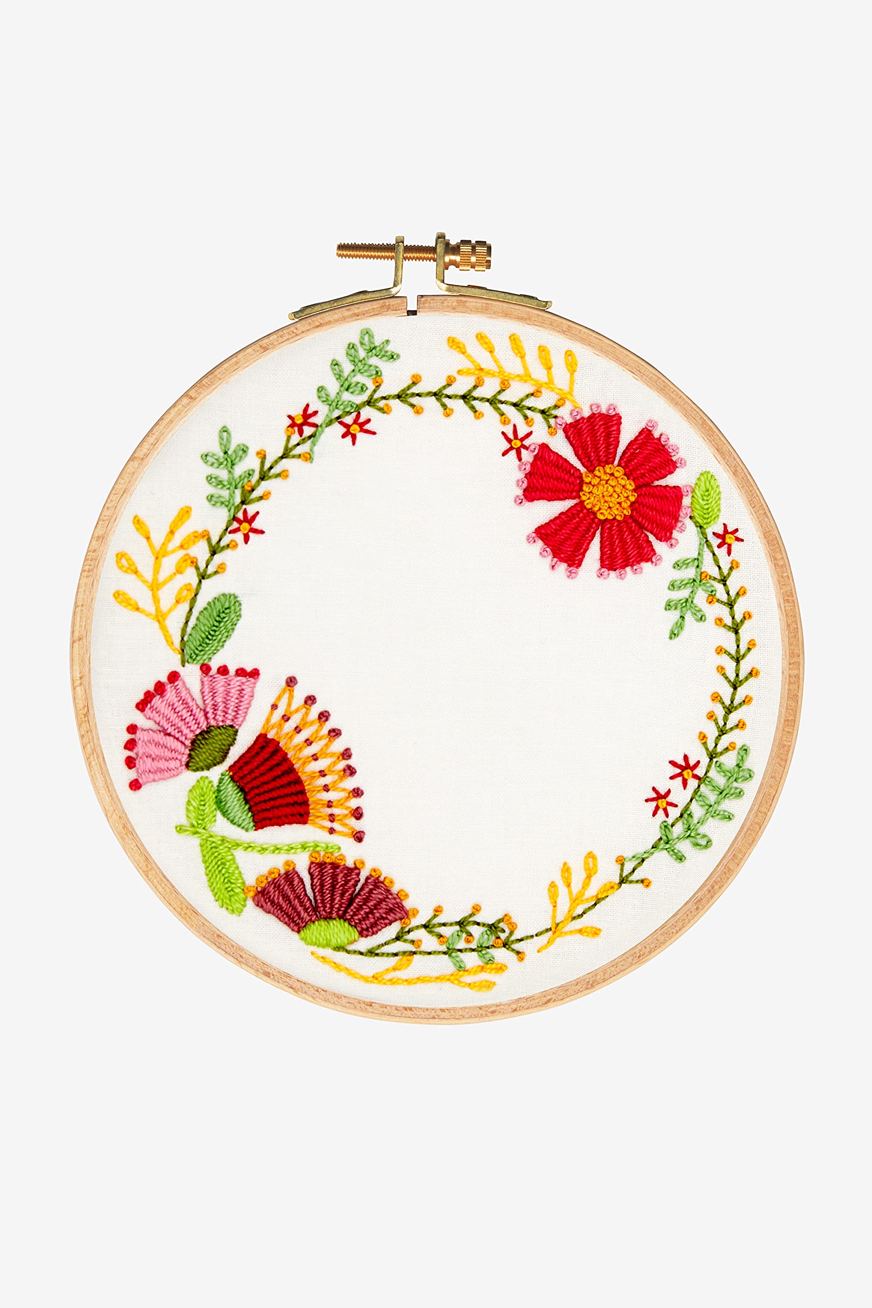 Dmc Multi Autumnal Wreath Embroidery Kit