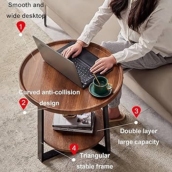 ミッドセンチュリーデザイン サイドテーブル コーヒーテーブル Amazon｜ソファサイドテーブル、小さなラウンドサイドテーブル