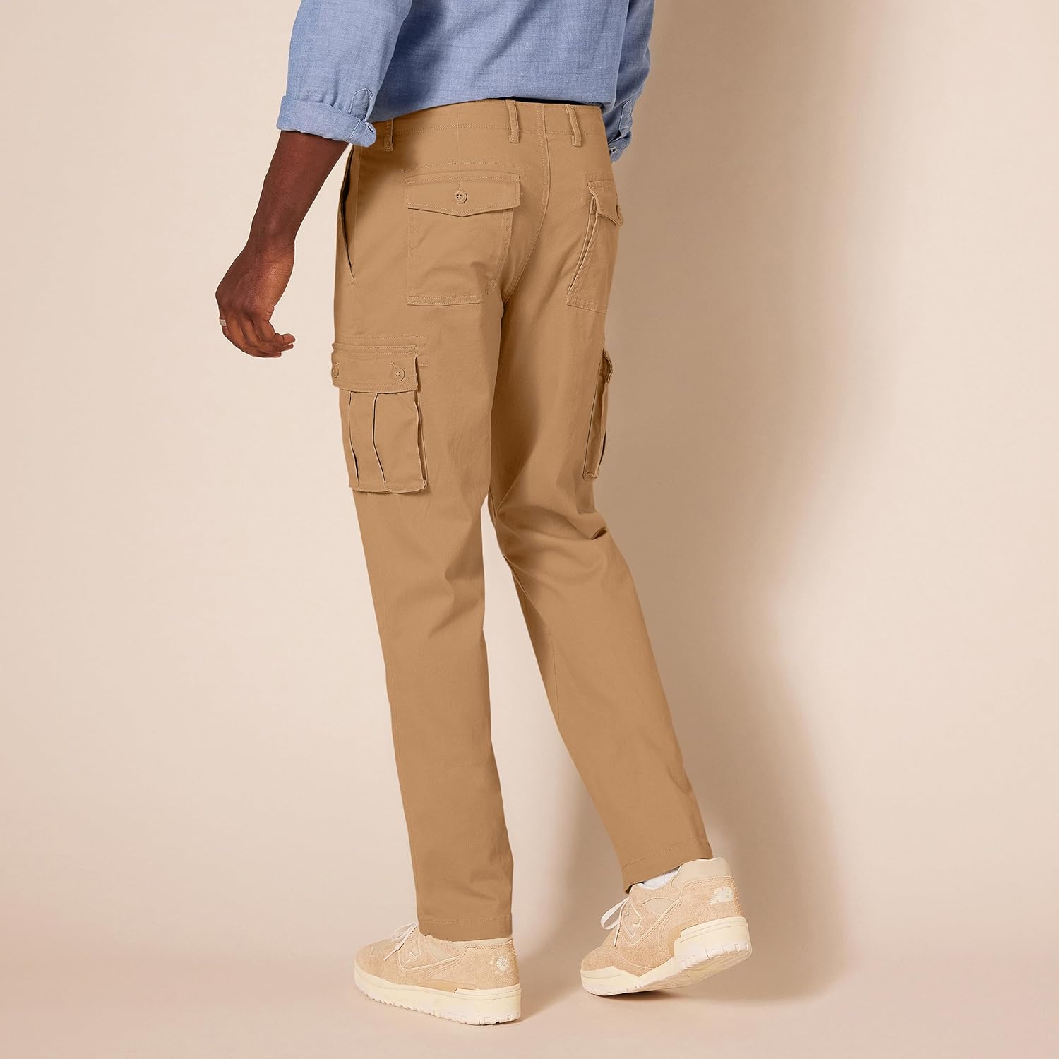 Amazon Essentials Men's Straight-Fit Stretch Cargo Pant (Available in Big & Tall) - Image 3