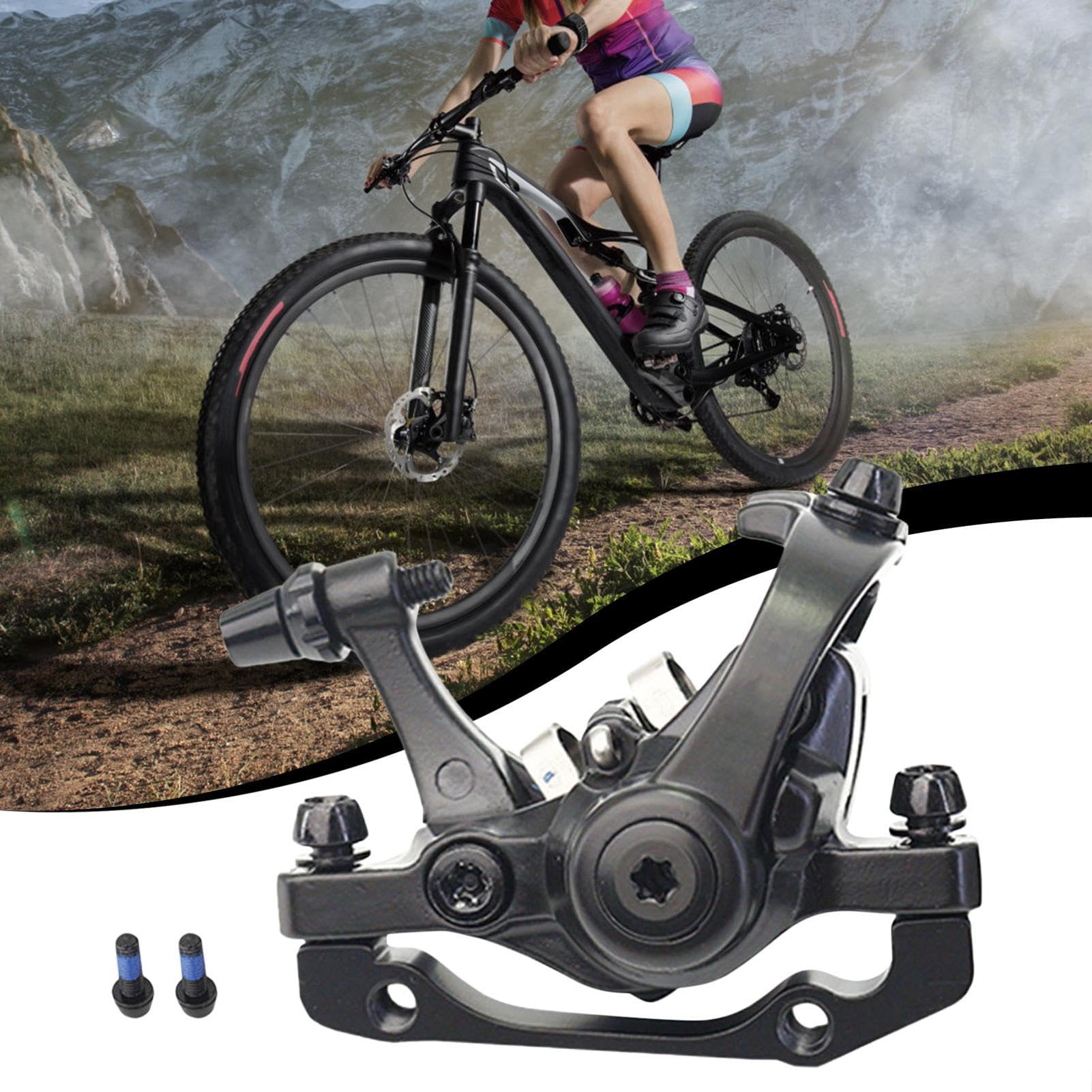 Freni a disco meccanici, freni a disco per bicicletta, pinze meccaniche per freni a disco in lega di alluminio, clip per freno per bici da montagna, da strada, elettriche e pieghevoli