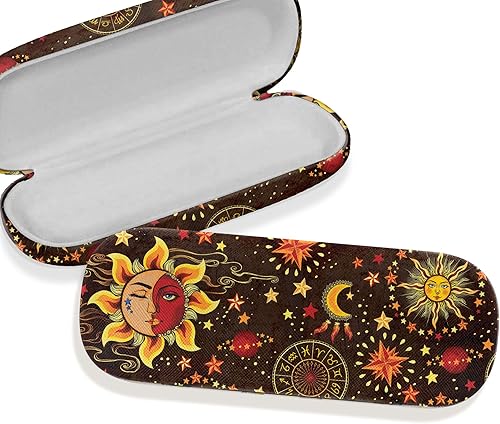 WIRESTER Funda rígida para gafas, cubierta protectora con paño de microfibra