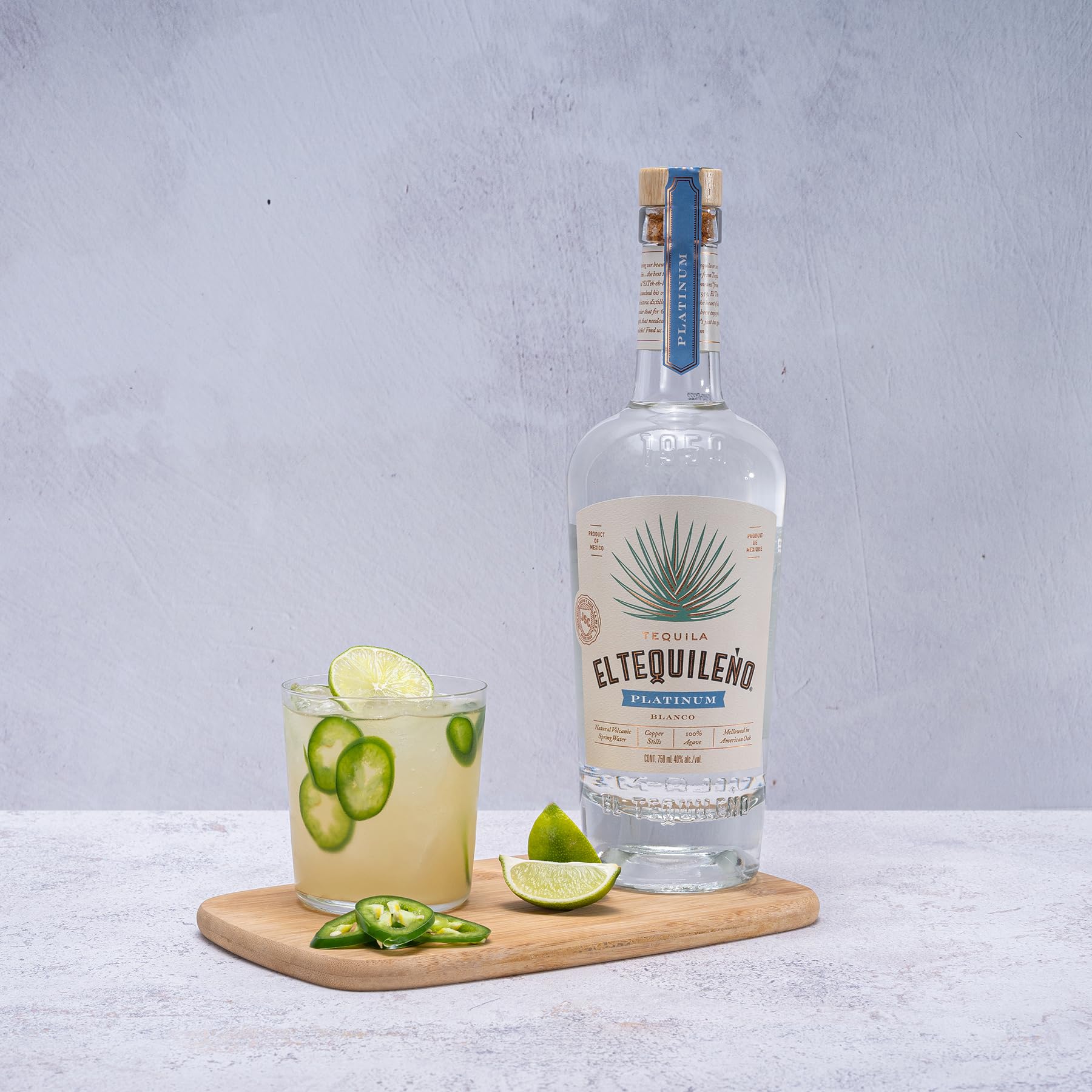 El Tequileno Tequila Platinum Blanco 70 cl