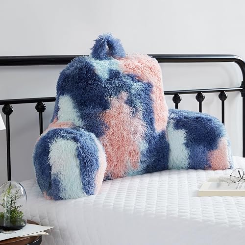 Faux Fur Reading Pillows - Big Size 30x17x17 Inches with