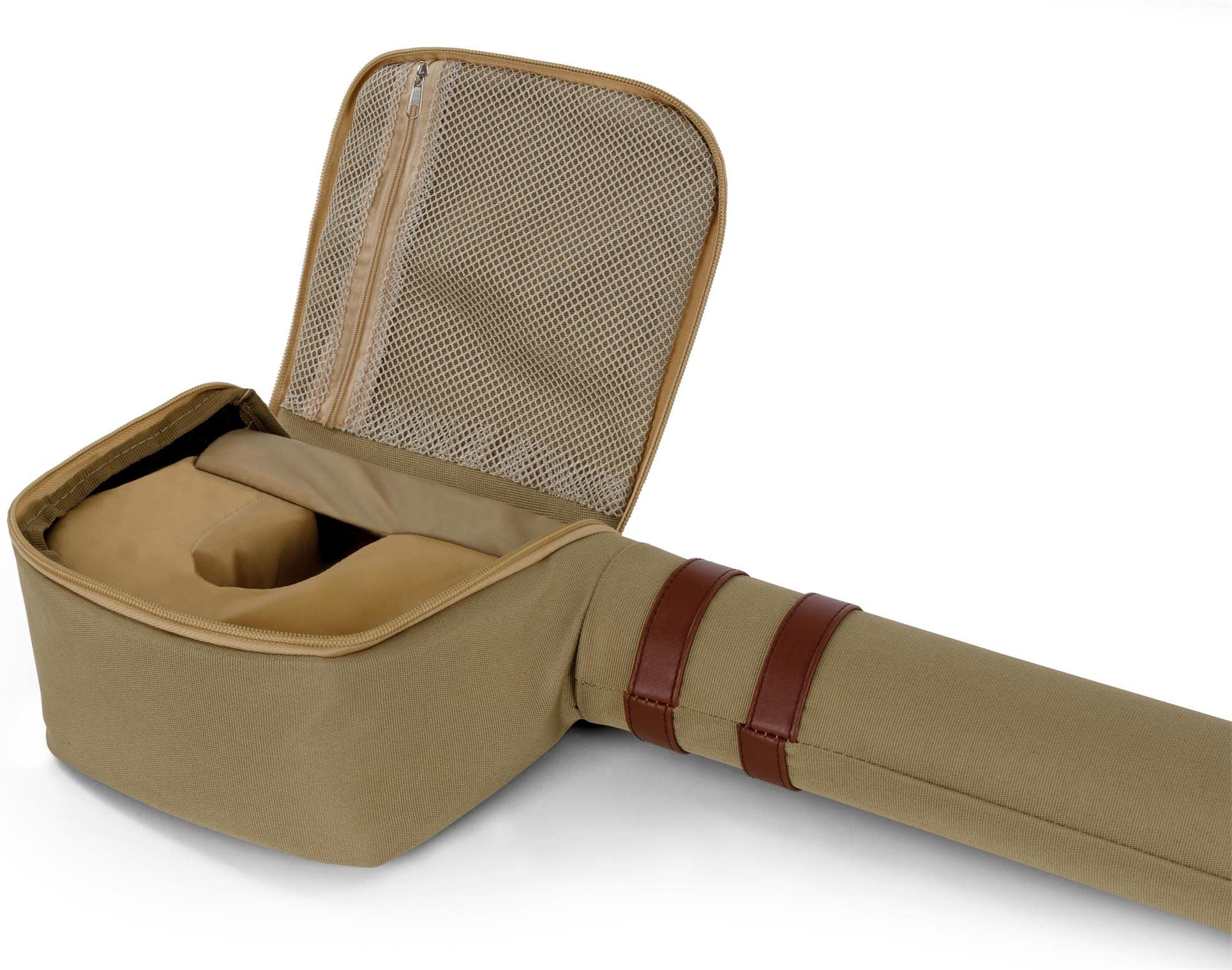 normani Fliegenruten Futterale Rutentasche Hardcase 105 cm für mehrteilige Reiseruten Angeltasche Transporttasche