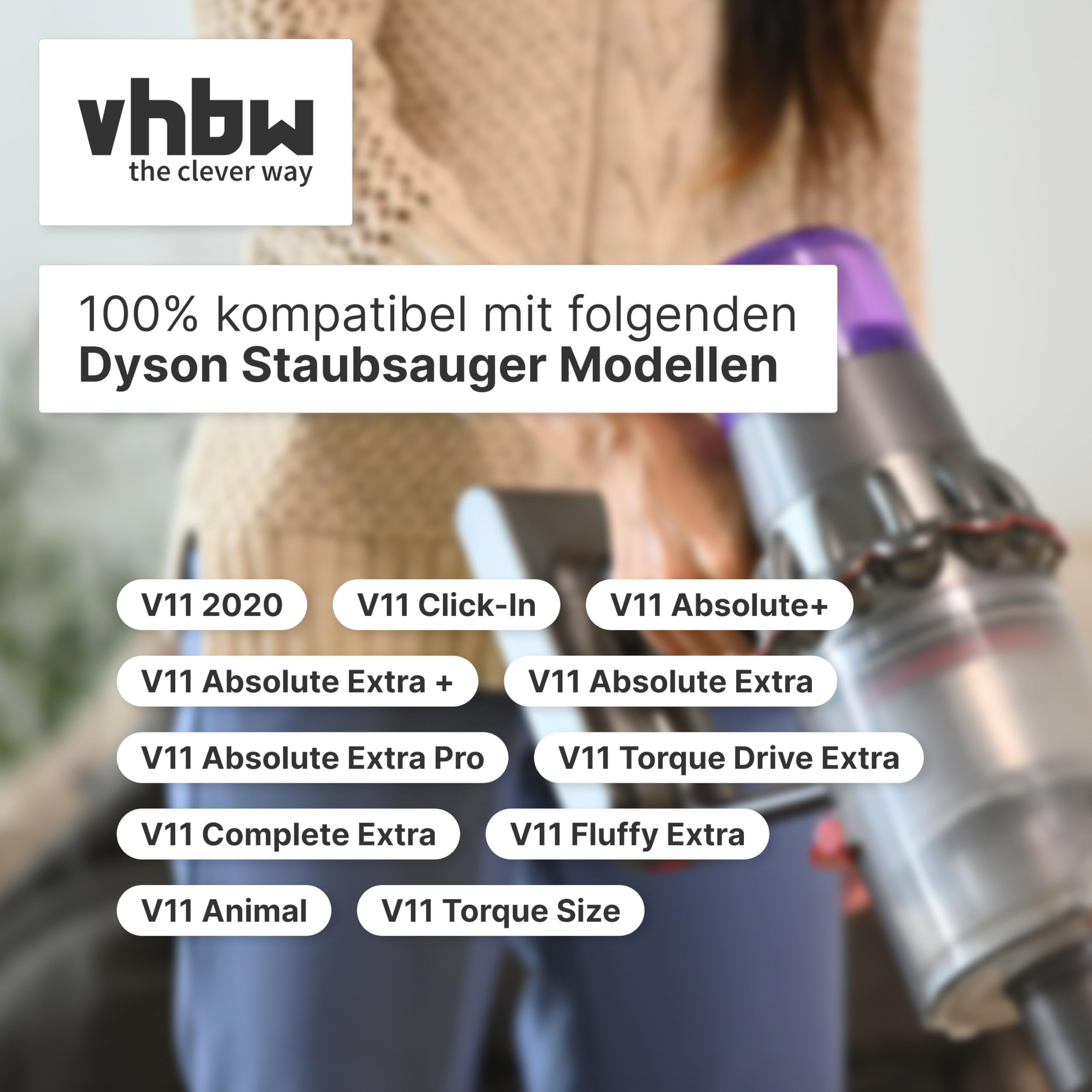 vhbw Akku kompatibel mit Dyson Outsize Gen 2020, Absolute