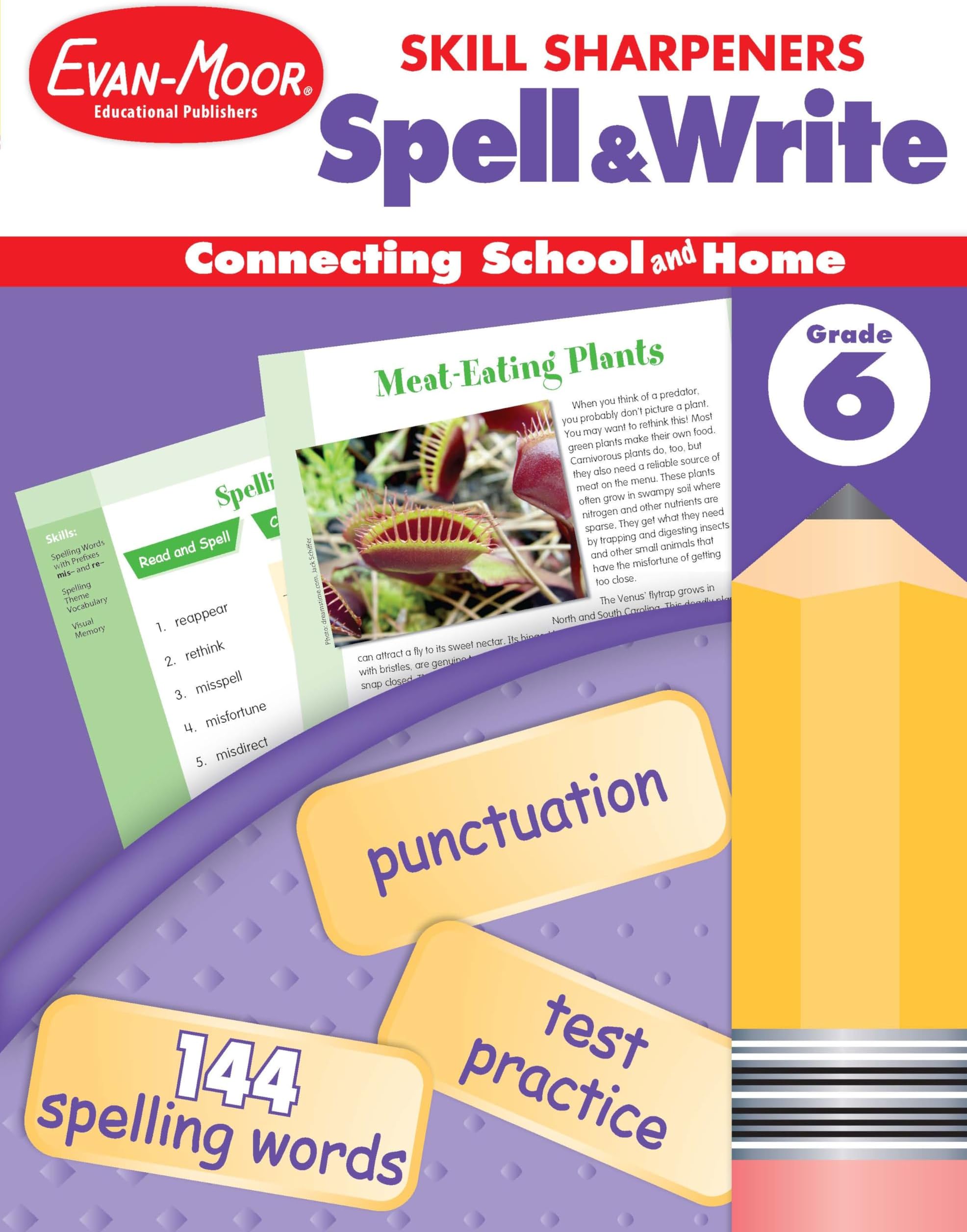 Skill Sharpeners: Spell & Write, Grade 6 Workbook