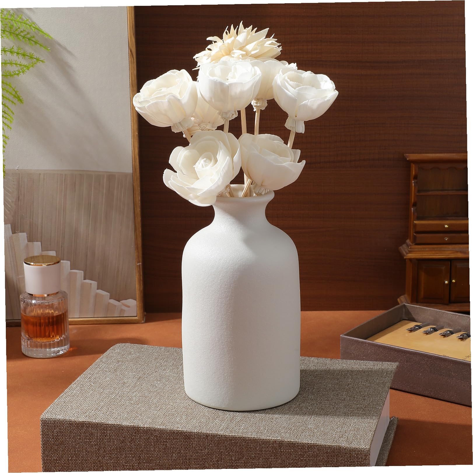 Cabilock 50 Stück Aromatherapie-Duftdiffusoren Aus Rattan Duftstäbchen-Nachfüllpackungen Duftöl Mit Stäbchen Düfte Ätherische Diffusoren Stäbchen Diffusor Blumen-Infuser