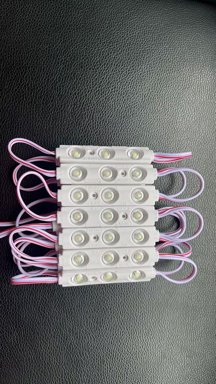 Erudite LED Module, Storefront LED Light Box, Inflatable Light Replacement - 100PCS, 49.8Ft, 160LM, IP65, DC12V, 5730SMD (White-7015)