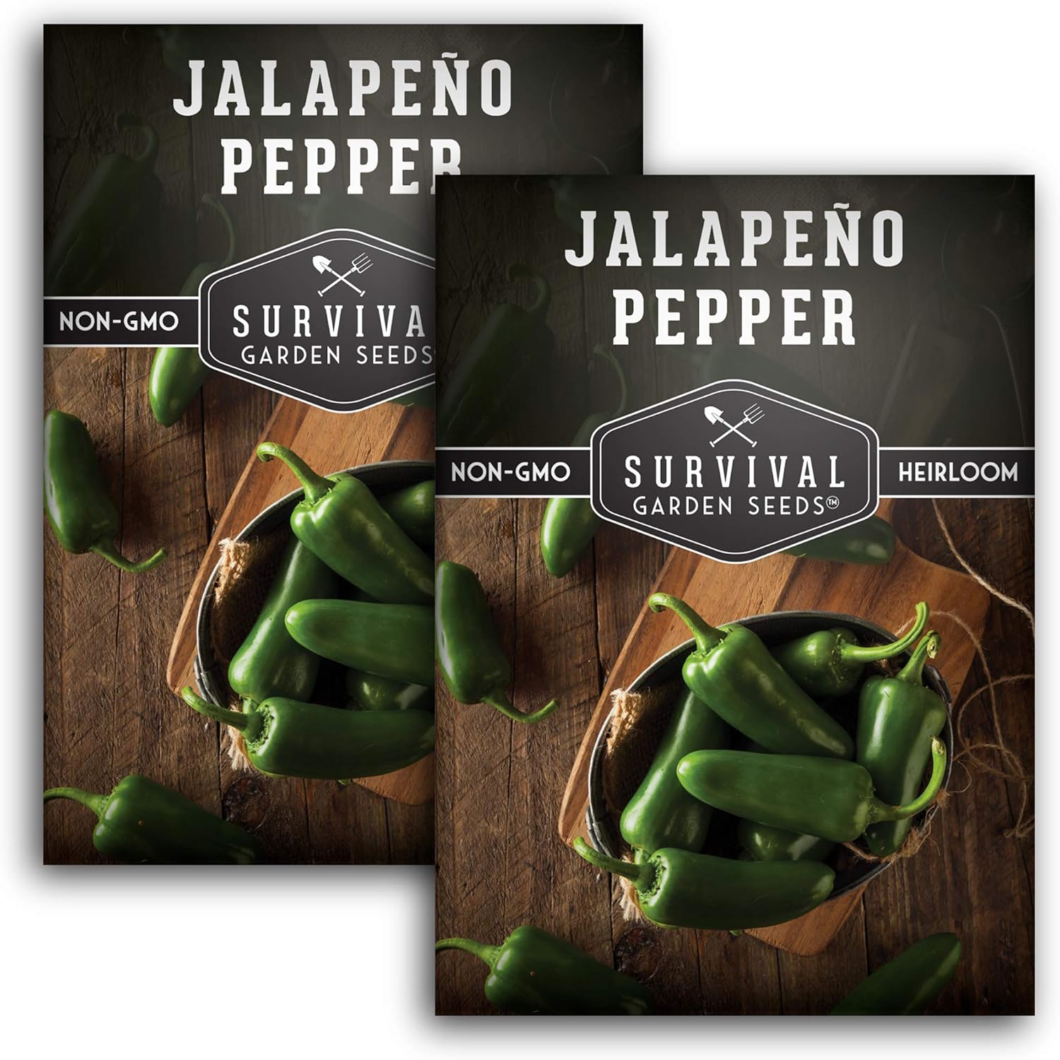 Survival Garden Seeds Jalapeño Pepper Seed for Planting