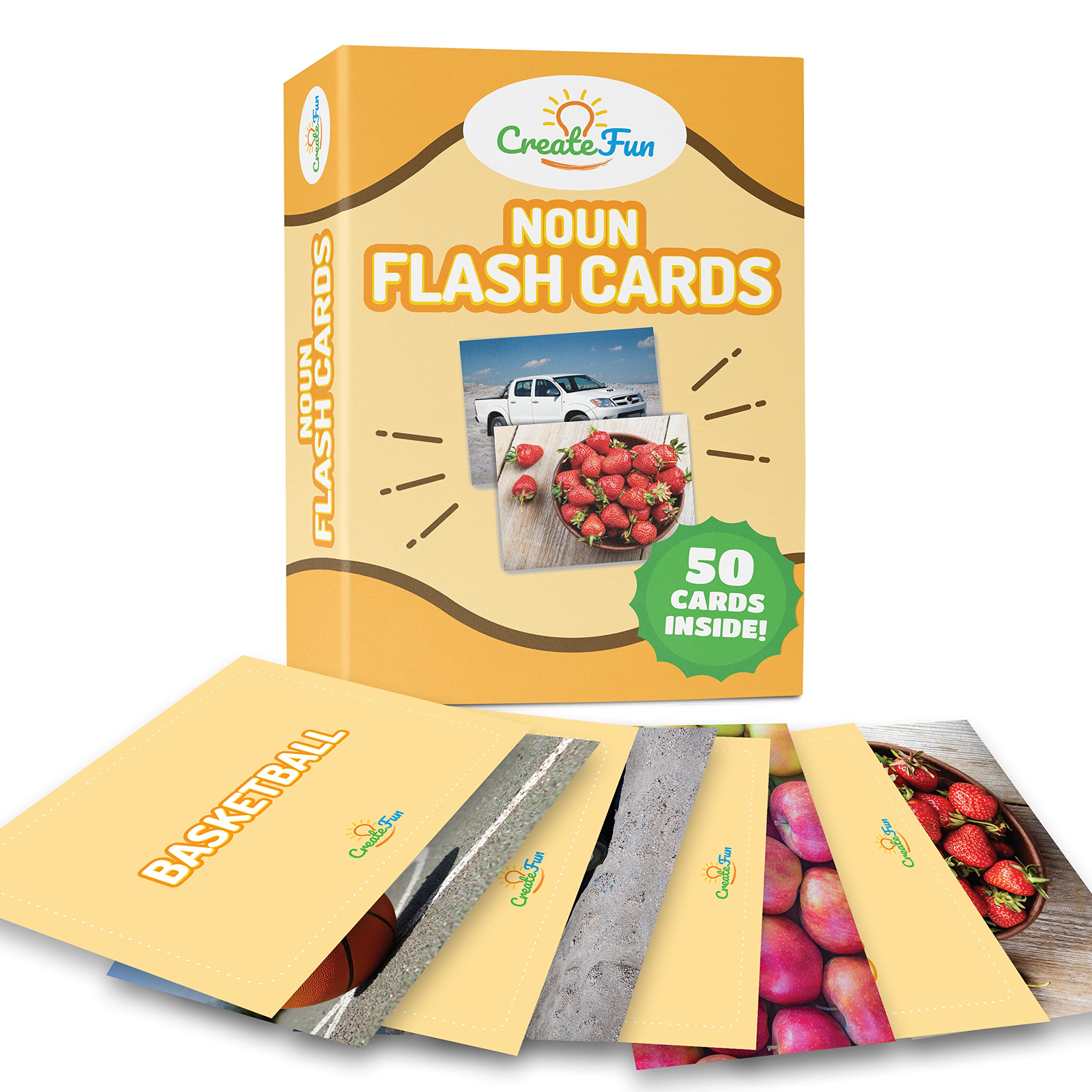 Buy Noun Flash Cards Volume 1 50 Educational Flash Cards For Children