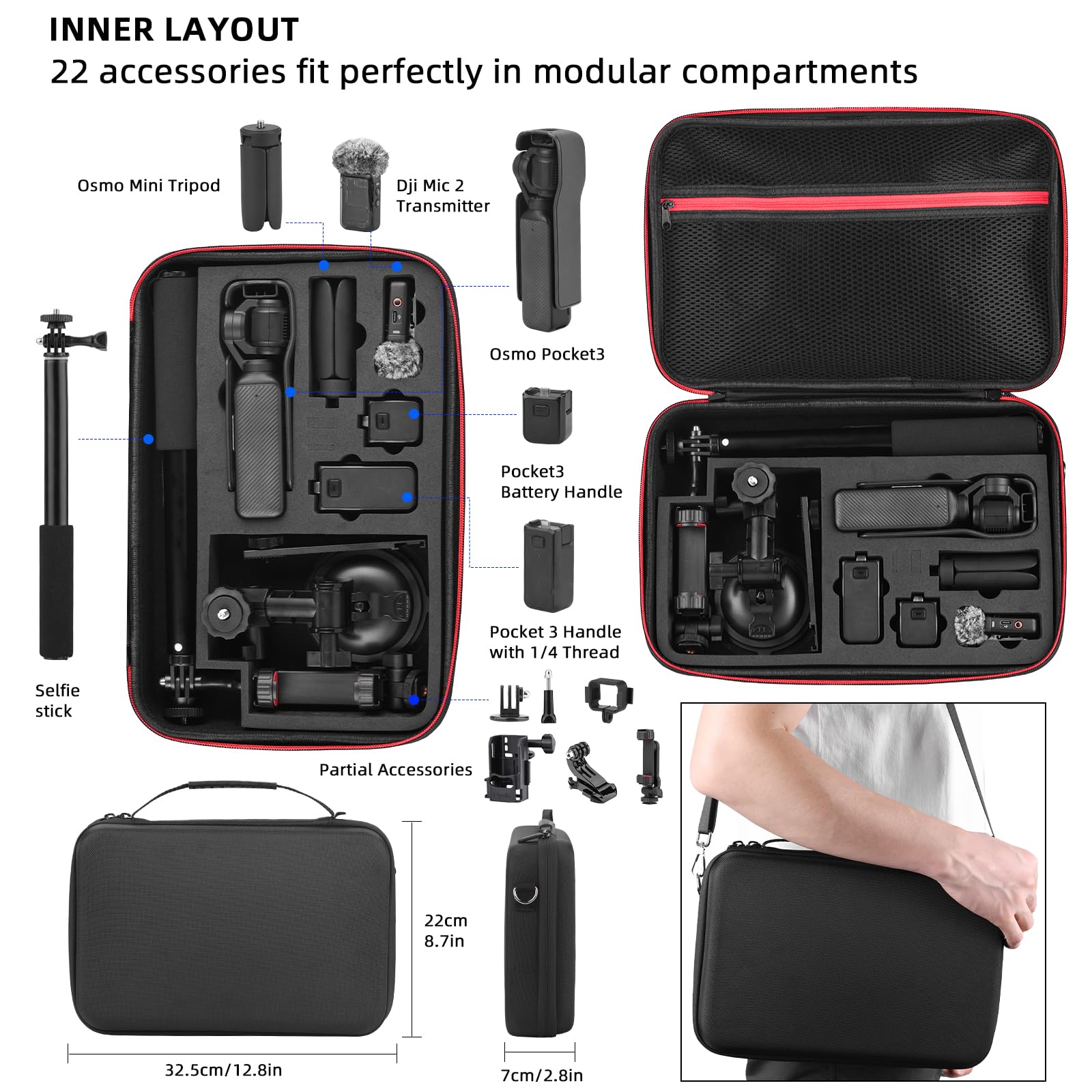 Amazon.com: BRDRC 22 in 1 Pocket 3 4 Xtra Muse Accessories Kit