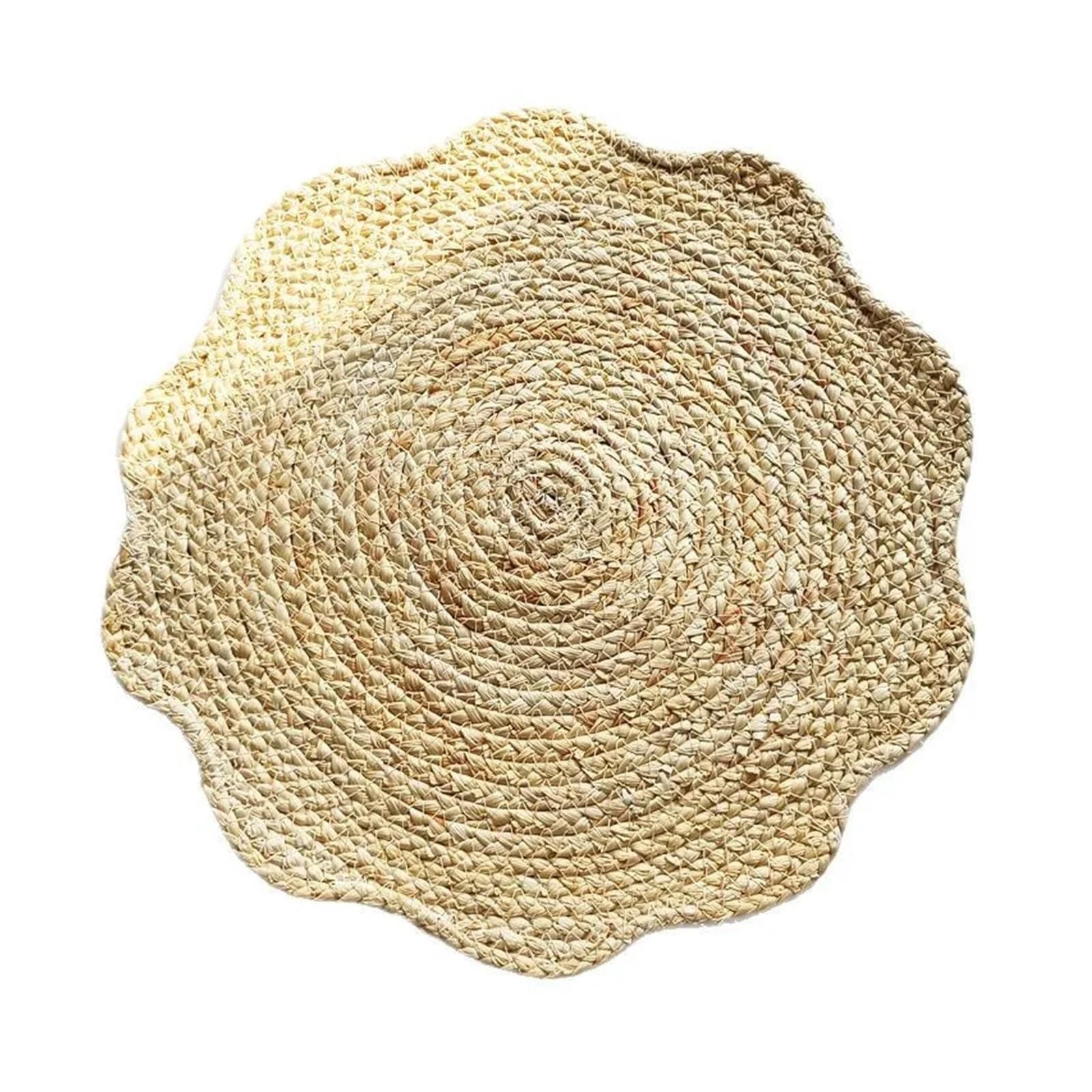 Dessous de plat tressé fleur 30cm : protégez vos tables des brûlures