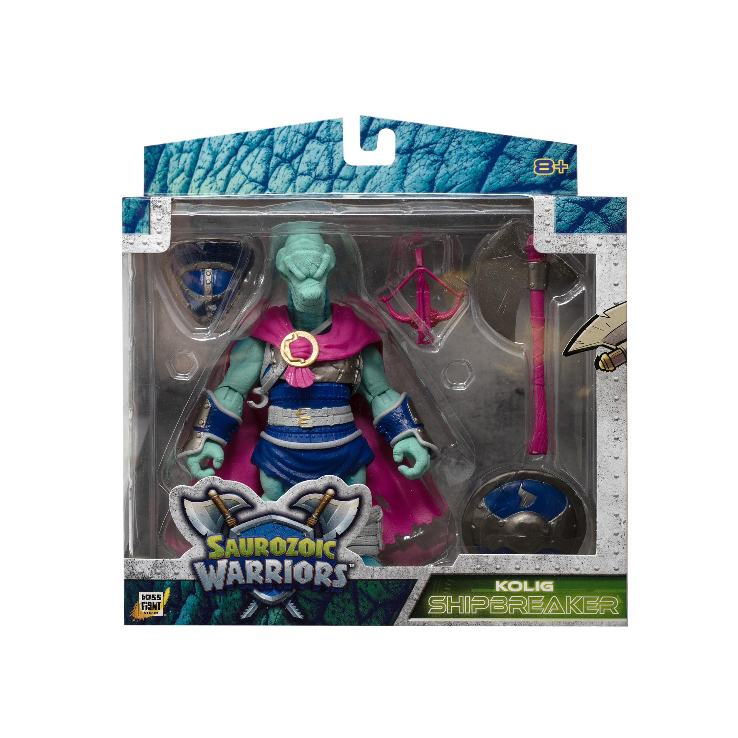 Amazon.com: Boss Fight Studio Saurozoic Warrior Wave 3, Set of 4