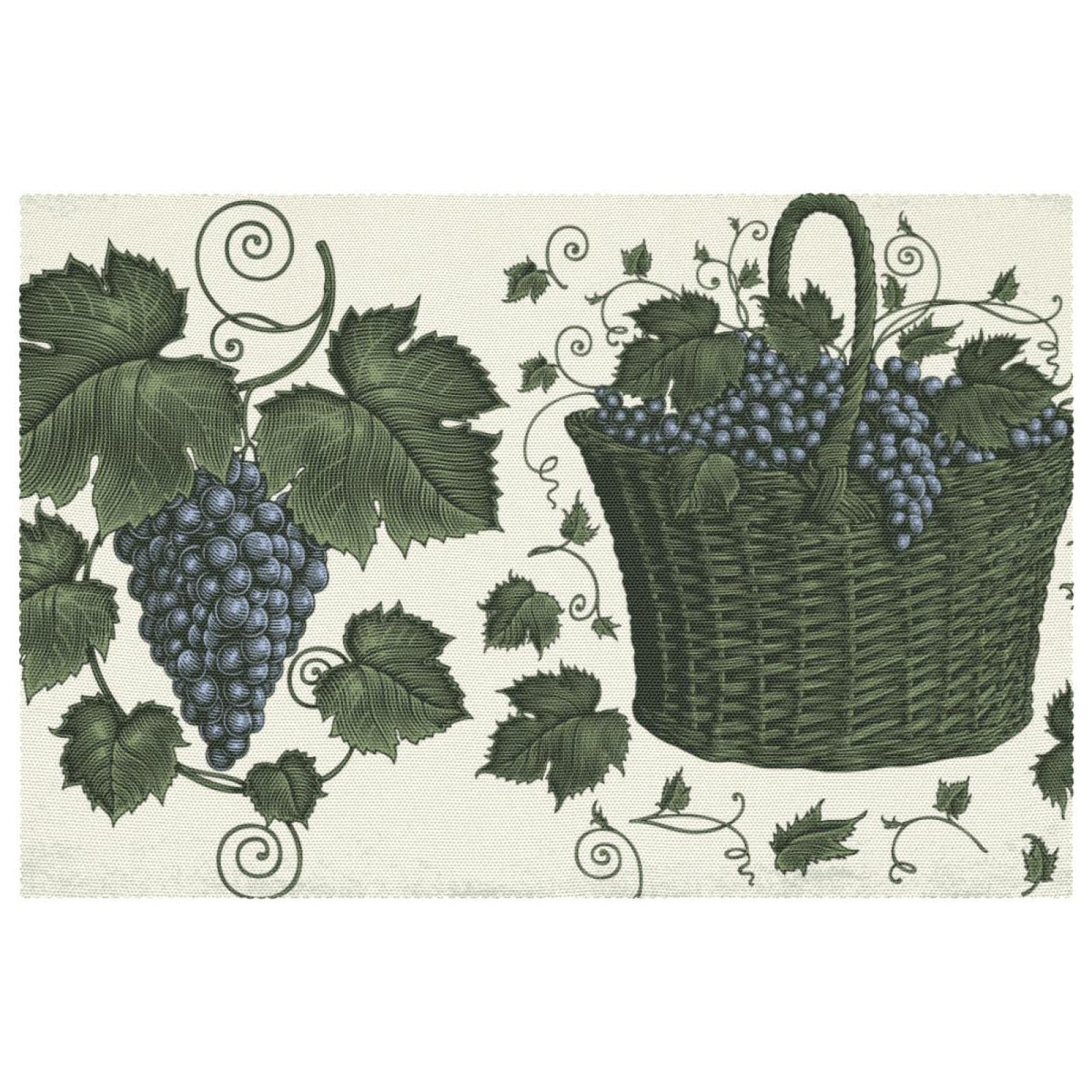 Sets de table grappe de raisin de 30x45 cm pour sublimer vos dîners de famille