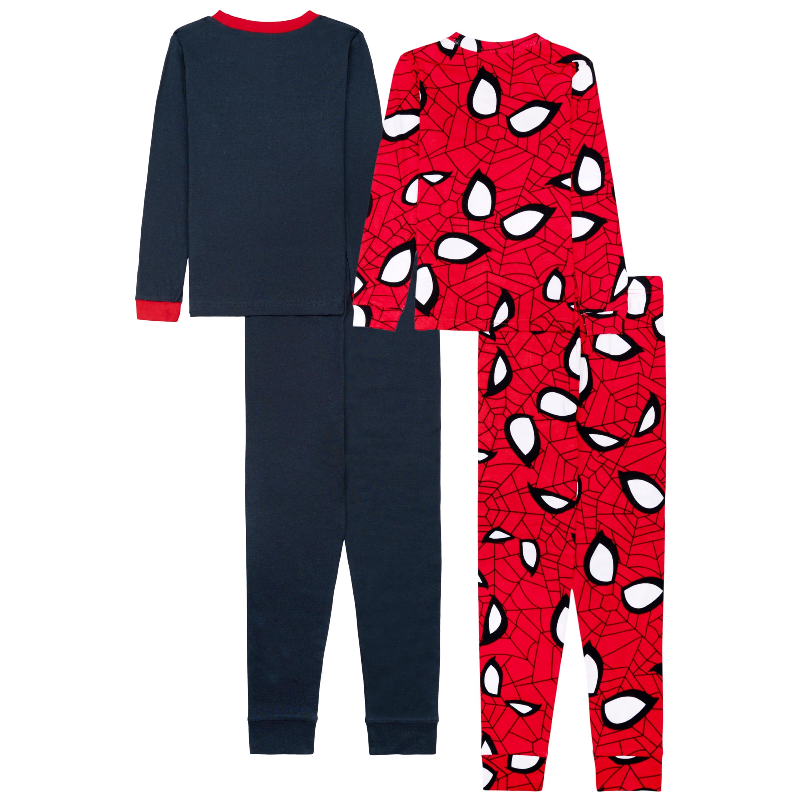 Marvel Pidżama — zestaw Chłopcy 4-piece Snug-fit Cotton Superhero Pajama Set, Soft & Cute for Kids