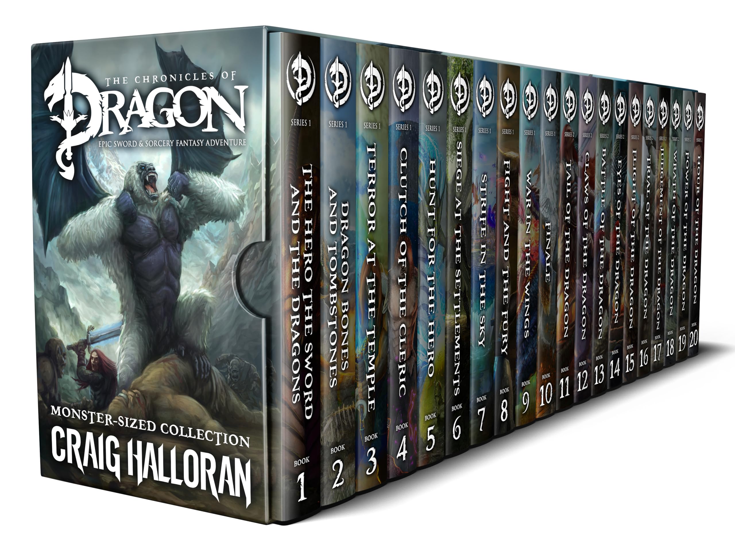 Book cover for The Chronicles of Dragon Monster-Sized Collection: Books 1-20