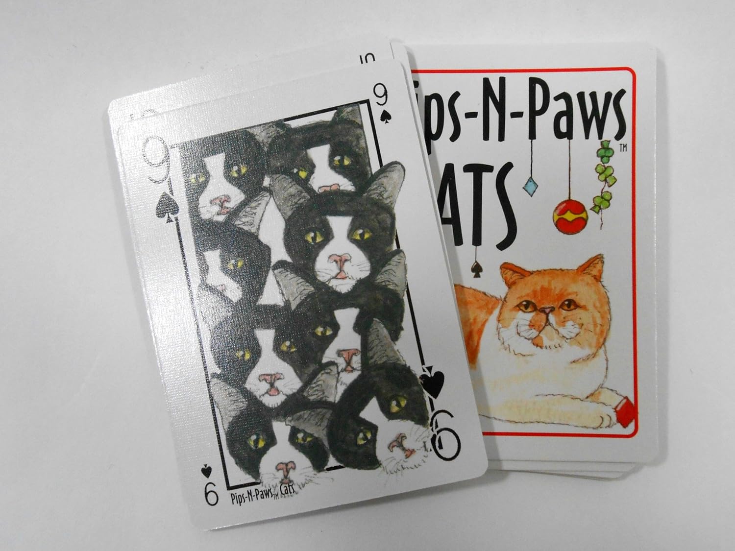 Cats Pips & Paws Playing Cards Featuring Cats with Seek-N-Find Hidden Images - Great for Any Playing Card Game