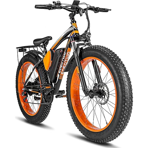 Electric Bike for Adults,1500W Peak Motor E Bikes, 26" Fat Tire Electric Bicycle, 30/33 MPH 60/70 Miles Electric Mountain Bike, Removable Battery, Dual Brake, 7 Speed