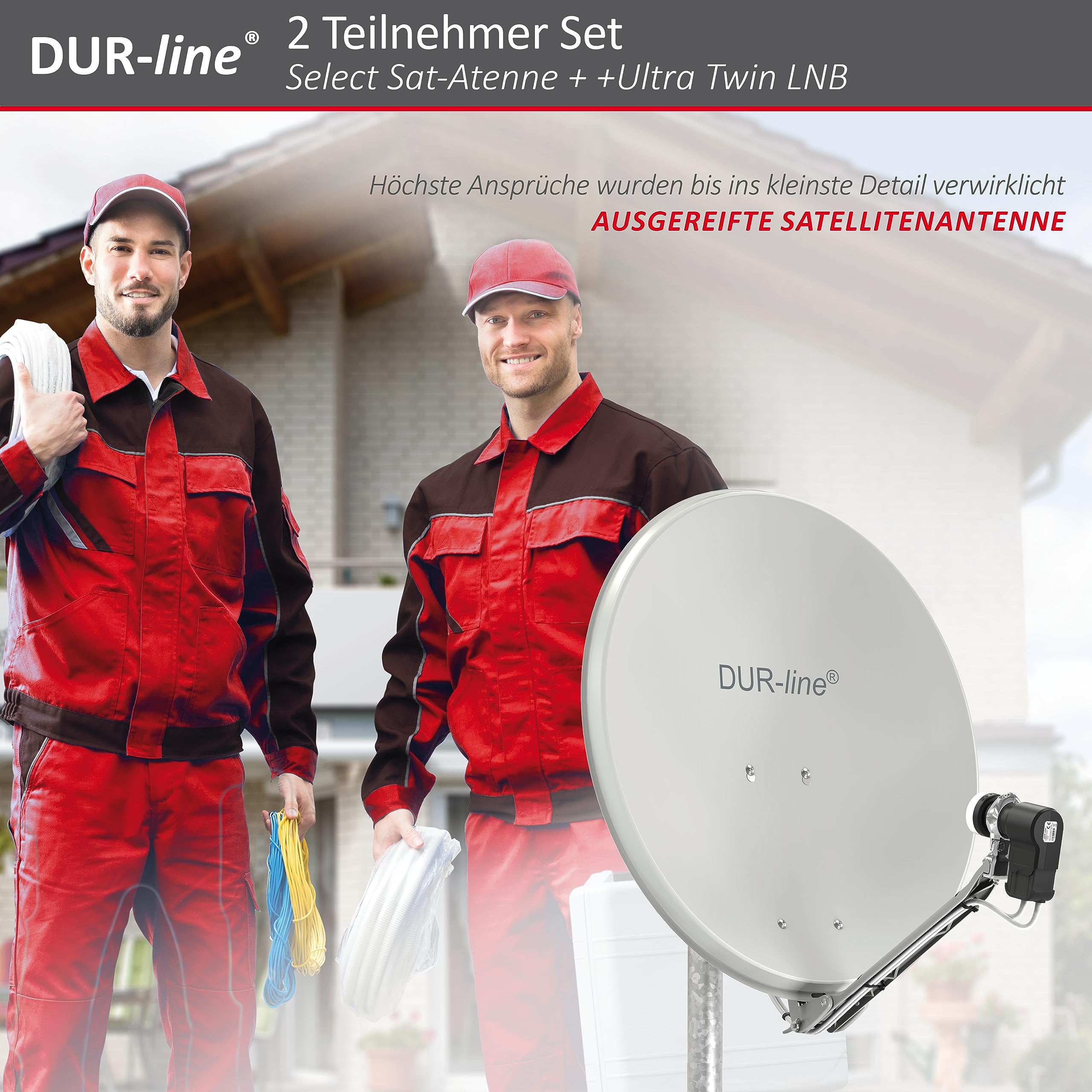 DUR-line Select 60/65 - Set di antenne satellitari [LNB, interruttore]