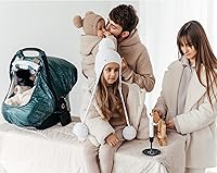 Vista 3 de Fundas de asiento de automóvil de ajuste universal para bebés - Funda impermeable para asiento de automóvil para bebés y bebés con bolsa