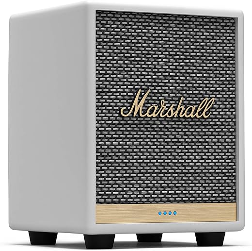 Marshall Uxbridge Airplay Multi-Room Wireless Speaker with Alexa Built-in – White