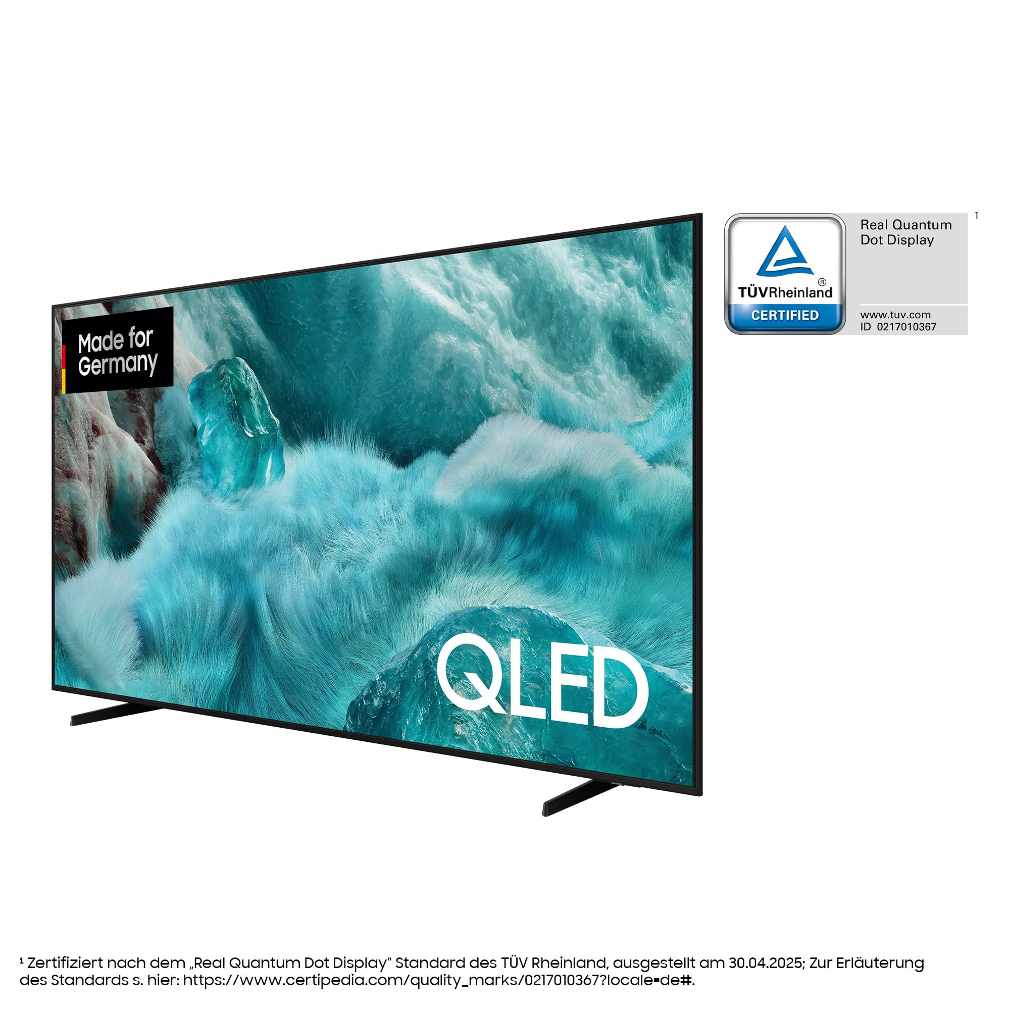 Samsung QLED 4K Q7FA 75 Zoll (189 cm) UHD Fernseher, Q4 AI Prozessor, Quantum Dot, 4K Upscaling, Gaming Hub, Knox Security, 2025 – Ansicht 2